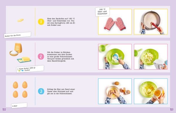 Produktbild: Kinderleicht backen nach Bildern. Das clevere Back-Set f&uuml;r Kinder ab 6 Jahren