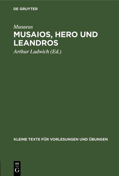 Produktbild: Musaios, Hero und Leandros