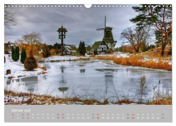 Produktbild: M&uuml;hlenmuseum Gifhorn (Wandkalender 2026 DIN A3 quer), CALVENDO Monatskalender