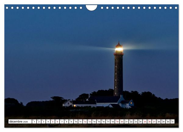 Produktbild: Belle-&icirc;le-en-Mer - un paradis breton (Calendrier mural 2026 DIN A4 vertical), CALVENDO calendrier mensuel