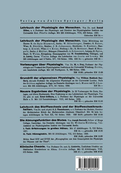 Produktbild: Klinische Physiologie