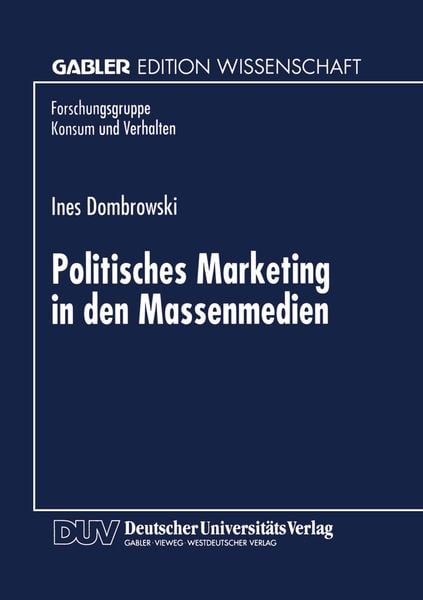 Produktbild: Politisches Marketing in den Massenmedien