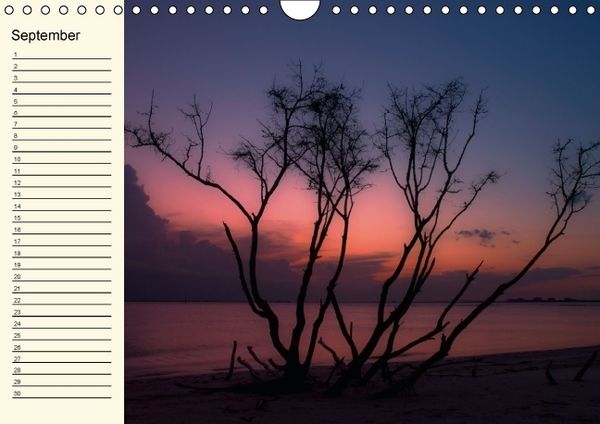 Produktbild: Immerw&auml;hrender Geburtstagskalender &ndash; Beautiful Sunsets (Wandkalender immerw&auml;hrend DIN A4 quer)