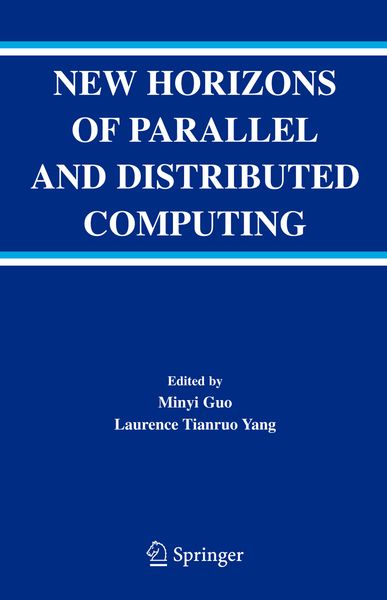 Produktbild: New Horizons of Parallel and Distributed Computing