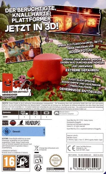 Produktbild: Super Meat Boy 3D
