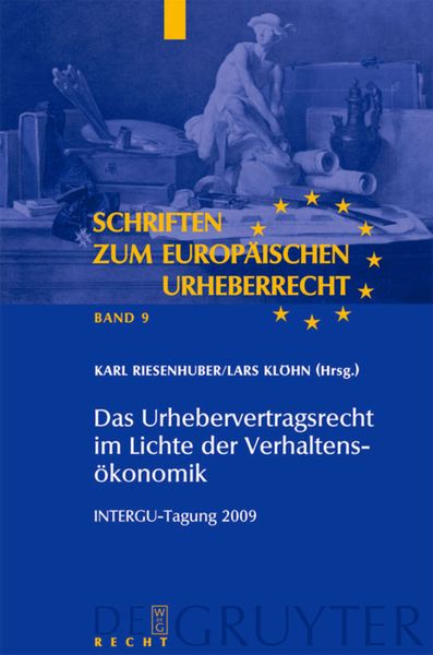Produktbild: Das Urhebervertragsrecht im Lichte der Verhaltens&ouml;konomik