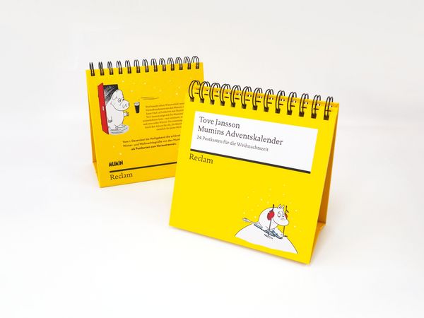 Produktbild: Mumins Adventskalender. 24 Postkarten f&uuml;r die Weihnachtszeit (Advents-Postkartenaufsteller)