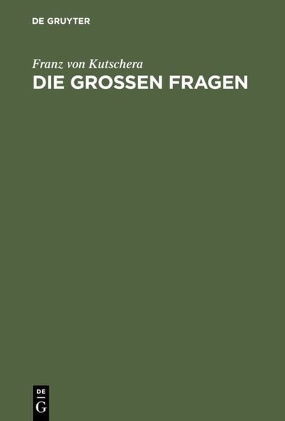 Produktbild: Die gro&szlig;en Fragen