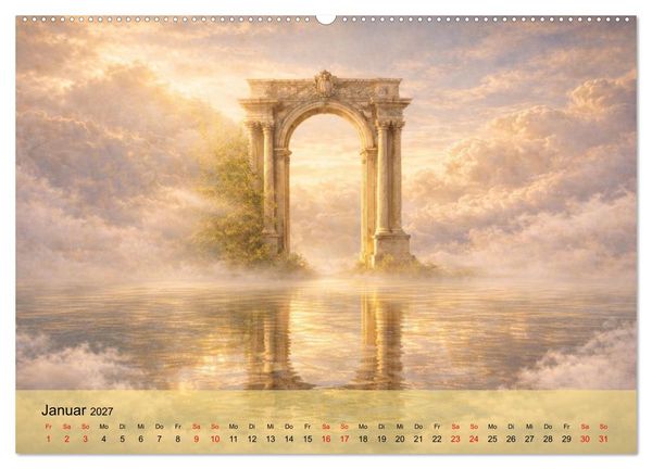 Produktbild: Wo Träume schweben (Wandkalender 2027 DIN A2 quer), CALVENDO Monatskalender