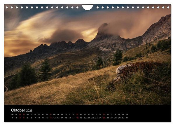 Produktbild: Von Venetien nach S&uuml;dtirol (Wandkalender 2026 DIN A4 quer), CALVENDO Monatskalender