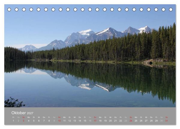 Produktbild: Rocky Mountains 2027 (Tischkalender 2027 DIN A5 quer), CALVENDO Monatskalender
