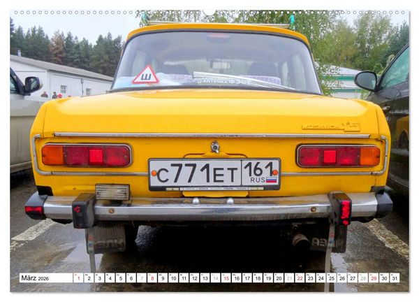 Produktbild: Sowjet-Mobile - Oldtimer der UdSSR (hochwertiger Premium Wandkalender 2026 DIN A2 quer), Kunstdruck in Hochglanz