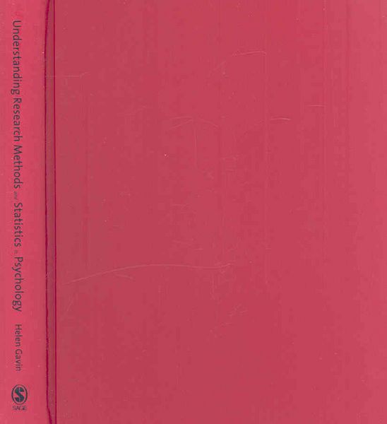 Produktbild: Gavin, H: Understanding Research Methods and Statistics in P
