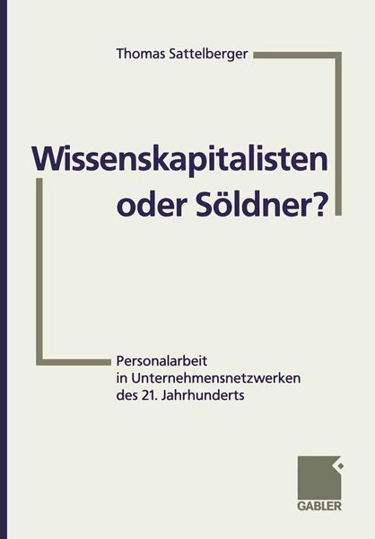 Produktbild: Wissenskapitalisten oder S&ouml;ldner?