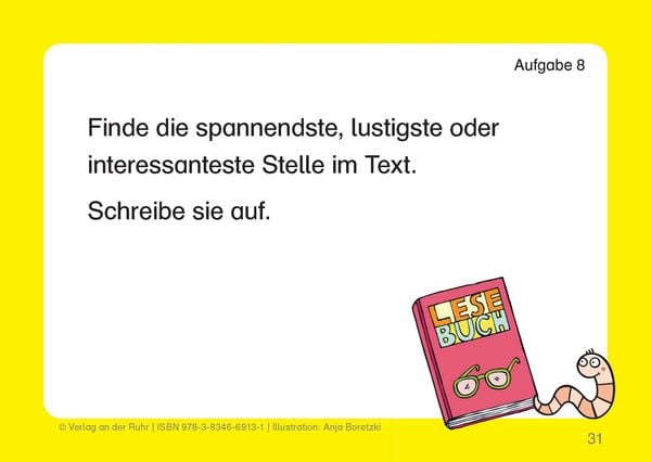 Produktbild: Mit der Lese-Raupe zum B&uuml;cherwurm &ndash; Klasse 1-4