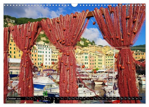 Produktbild: Riviera di Levante The Coast of Liguria (Wall Calendar 2026 DIN A3 landscape), CALVENDO 12 Month Wall Calendar