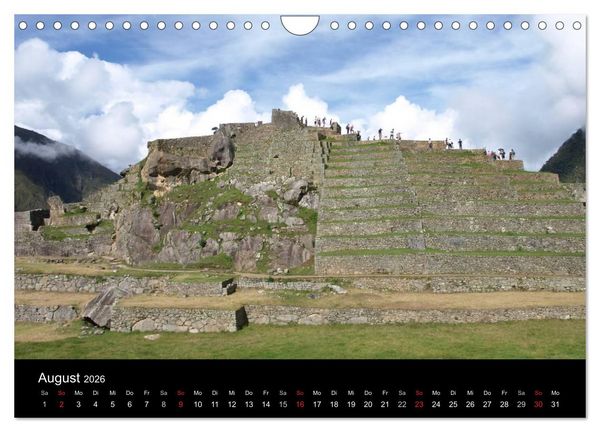 Produktbild: Machu Picchu - Die Stadt in den Wolken (Wandkalender 2026 DIN A4 quer), CALVENDO Monatskalender