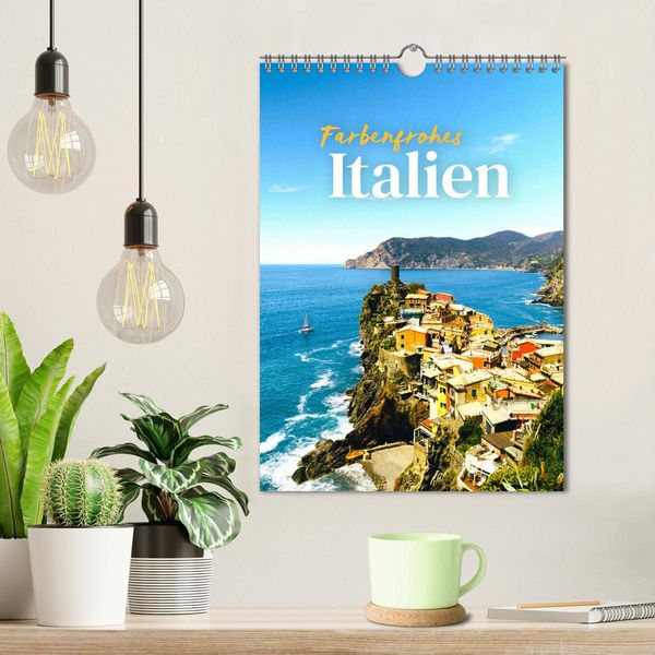 Produktbild: Farbenfrohes Italien (Wandkalender 2026 DIN A4 hoch), CALVENDO Monatskalender
