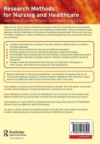 Produktbild: Research Methods for Nursing and Healthcare