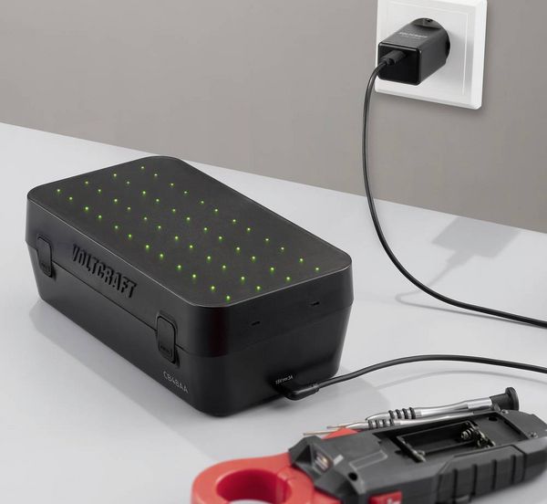Produktbild: VOLTCRAFT CB48AA Rundzellen-Ladeger&auml;t NiMH, LiIon Mignon (AA)