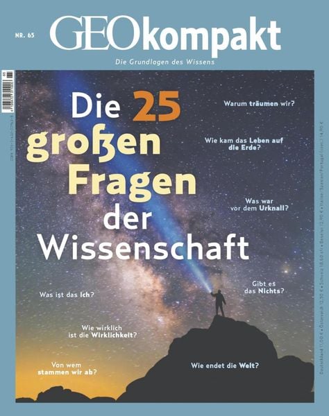 Produktbild: GEO kompakt 65/2020 - Die 25 gro&szlig;en Fragen der Wissenschaft