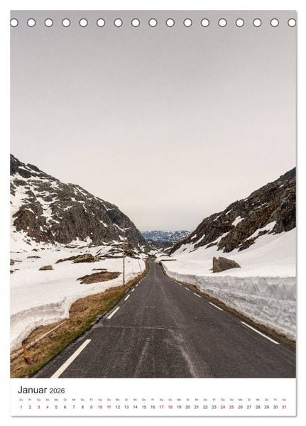 Produktbild: Norwegen - Perle des Nordens (Tischkalender 2026 DIN A5 hoch), CALVENDO Monatskalender