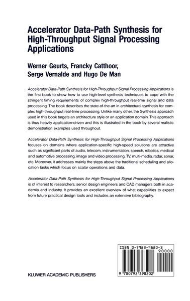 Produktbild: Accelerator Data-Path Synthesis for High-Throughput Signal Processing Applications