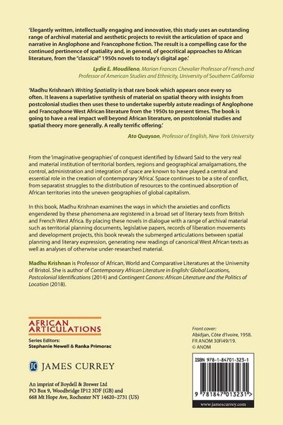Produktbild: Writing Spatiality in West Africa