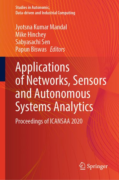 Produktbild: Applications of Networks, Sensors and Autonomous Systems Analytics