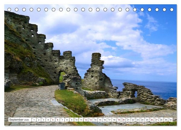 Produktbild: S&uuml;dengland - On the road in Devon und Cornwall (Tischkalender 2026 DIN A5 quer), CALVENDO Monatskalender