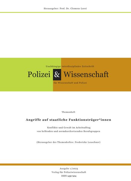 Produktbild: Zeitschrift Polizei & Wissenschaft
