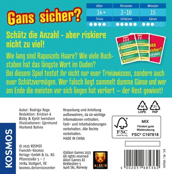 Produktbild: Gans sicher?