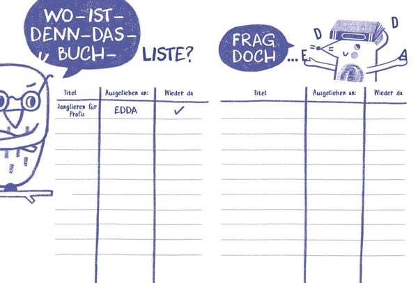 Produktbild: Das Buch-Buch - Steckbriefe f&uuml;r deine Lieblingsb&uuml;cher &ndash; witzige Foto-Challenges &ndash; alle m&ouml;glichen Sachen mit B&uuml;chern machen