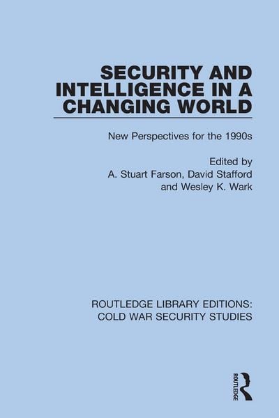 Produktbild: Security and Intelligence in a Changing World