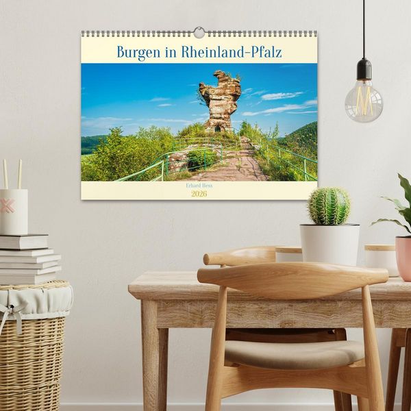 Produktbild: Burgen in Rheinland-Pfalz (Wandkalender 2026 DIN A3 quer), CALVENDO Monatskalender