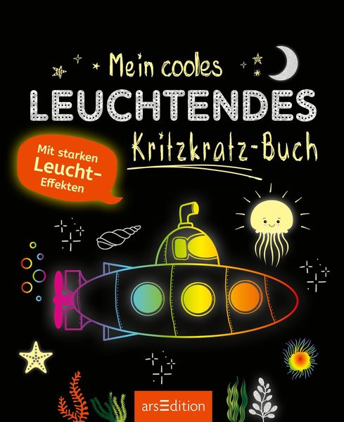 Produktbild: Mein cooles leuchtendes Kritzkratz-Buch