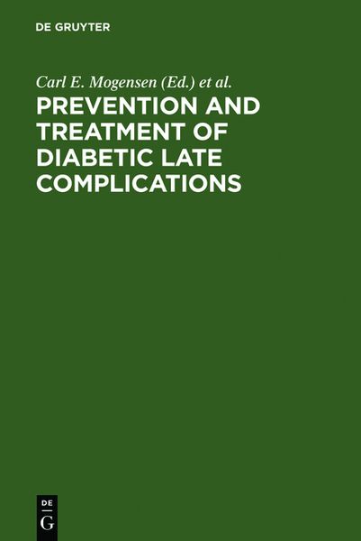 Produktbild: Prevention and Treatment of Diabetic Late Complications
