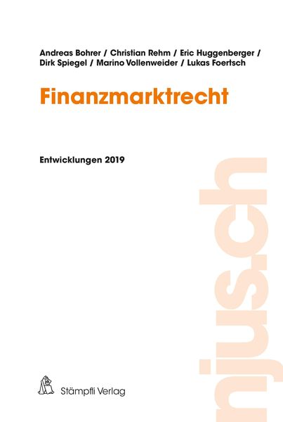 Produktbild: Finanzmarktrecht, Entwicklungen 2019