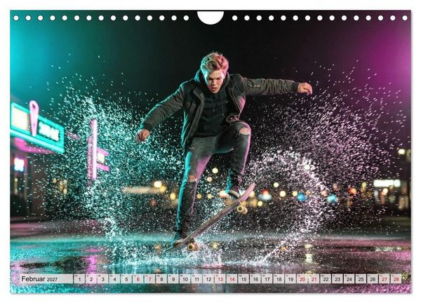 Produktbild: Dimensionen des Skateboarding (Wandkalender 2027 DIN A4 quer), CALVENDO Monatskalender