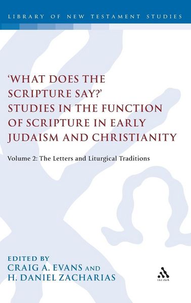 Produktbild: 'What Does the Scripture Say?' Studies in the Function of Scripture in Early Judaism and Christianity