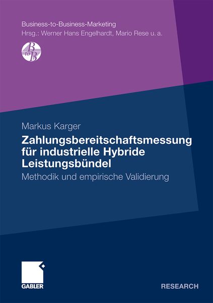 Produktbild: Zahlungsbereitschaftsmessung f&uuml;r industrielle Hybride Leistungsb&uuml;ndel