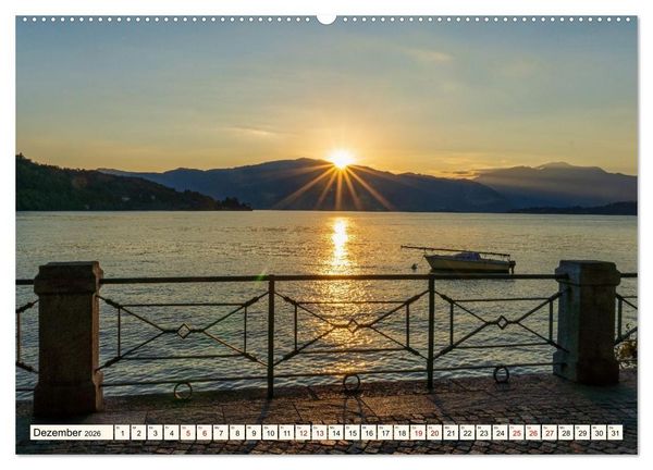Produktbild: Lago Maggiore - Traumorte am See (hochwertiger Premium Wandkalender 2026 DIN A2 quer), Kunstdruck in Hochglanz