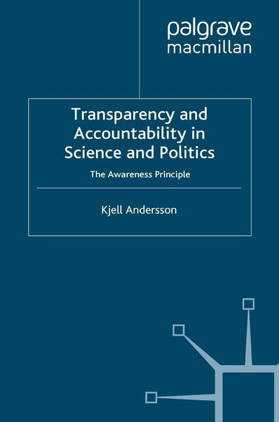 Produktbild: Transparency and Accountability in Science and Politics