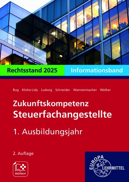 Produktbild: Zukunftskompetenz Steuerfachangestellte Infoband 1. Ausbildungsjahr