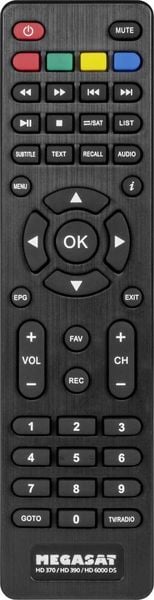 Produktbild: MegaSat HD 390 DVB-S2 Receiver Front-USB Anzahl Tuner: 1