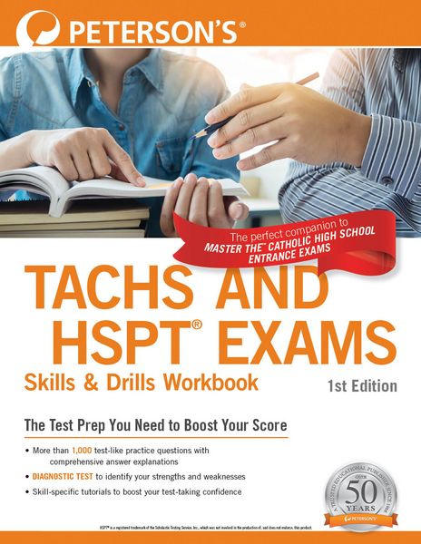 Produktbild: Peterson's TACHS and HSPT Exams Skills & Drills Workbook