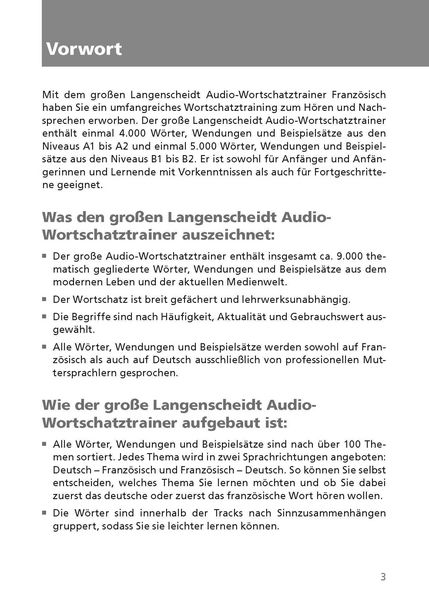 Produktbild: Langenscheidt Der gro&szlig;e Audio-Wortschatztrainer Franz&ouml;sisch