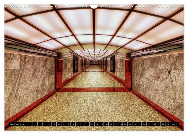 Produktbild: Frankfurt - mit der U-Bahn erfahren (Wandkalender 2026 DIN A3 quer), CALVENDO Monatskalender