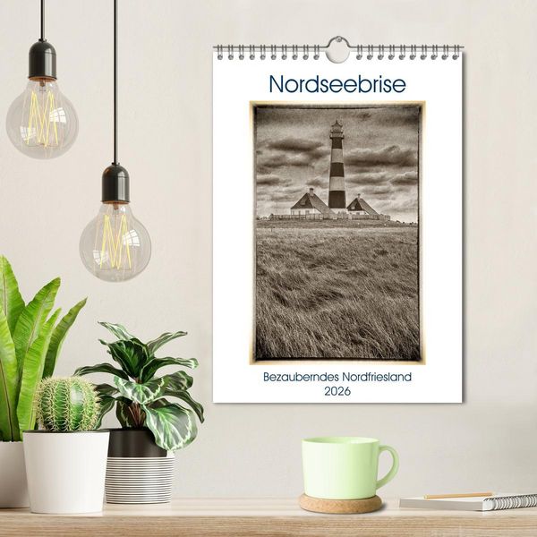 Produktbild: Nordseebrise - Bezauberndes Nordfriesland (Wandkalender 2026 DIN A4 hoch), CALVENDO Monatskalender