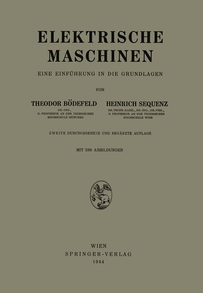 Produktbild: Elektrische Maschinen